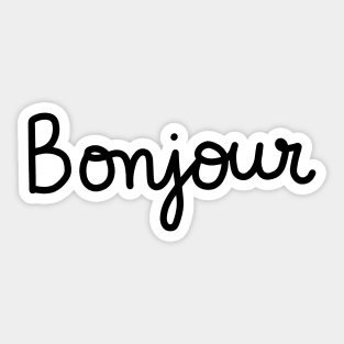 Bonjour Sticker